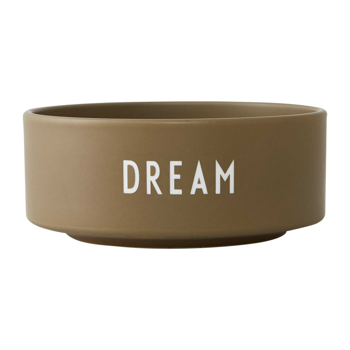 Design Letters Design Letters snackskål Ø12 cm Dream-olive green