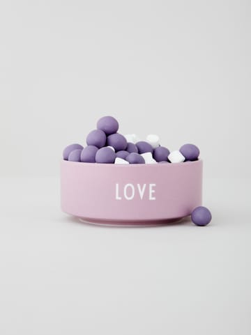Design Letters snackskål Ø12 cm - Love-lavender - Design Letters
