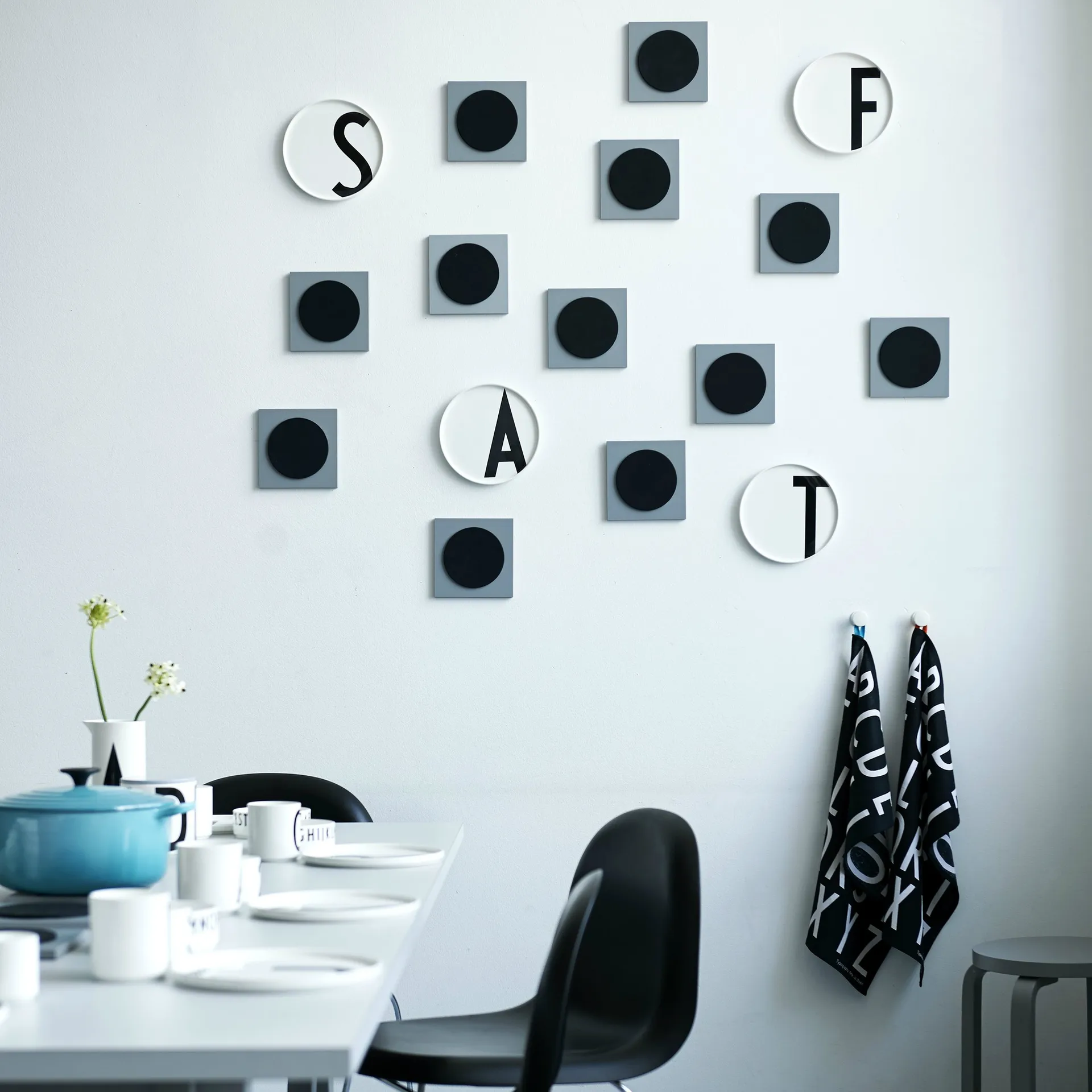 Design Letters tallerken, A Design Letters