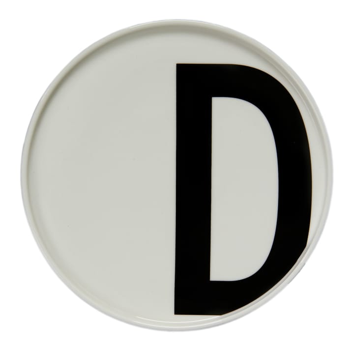 Design Letters tallerken - D - Design Letters