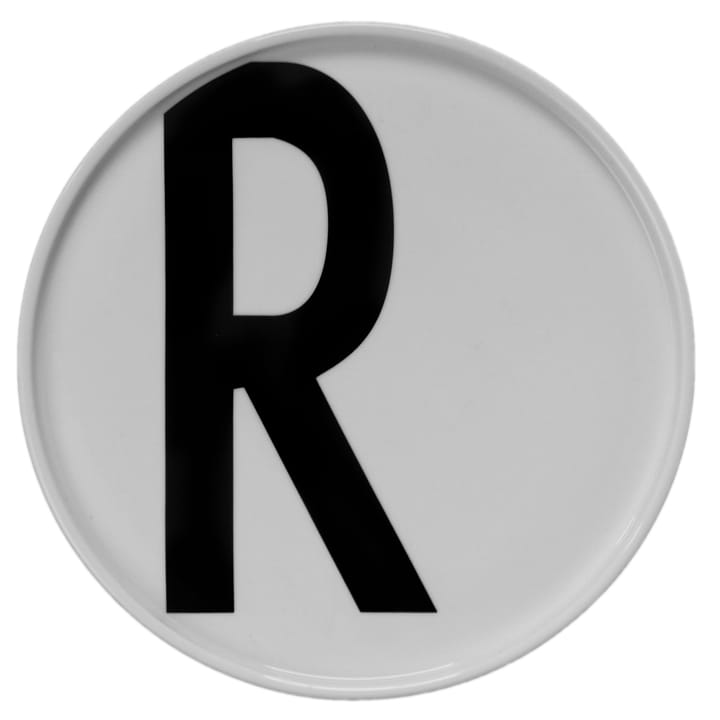Design Letters tallerken - R - Design Letters
