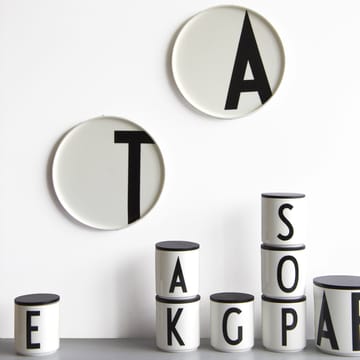 Design Letters tallerken - W - Design Letters