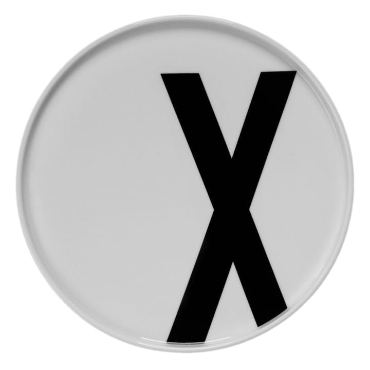 Design Letters tallerken - X - Design Letters