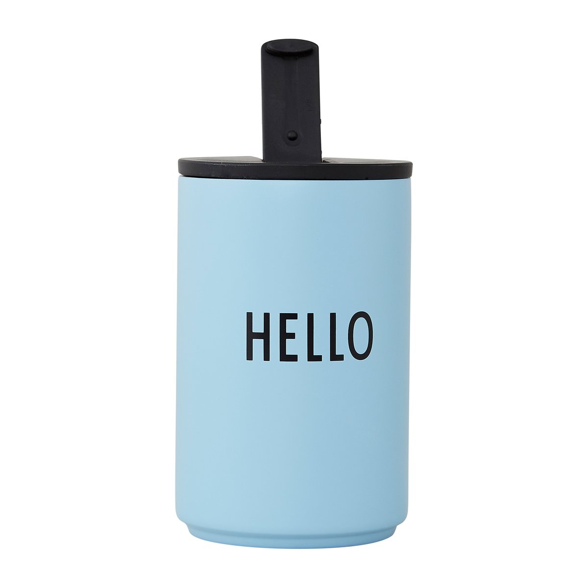 Design Letters termokrus Light blue-hello | Skandinavisk Design | Termokopper | Blå