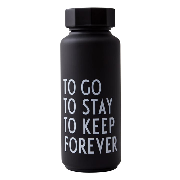 Design Letters termosflaske special edition, Svart Design Letters