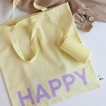 Design Letters Tote bag veske - Yellow-pink - Design Letters