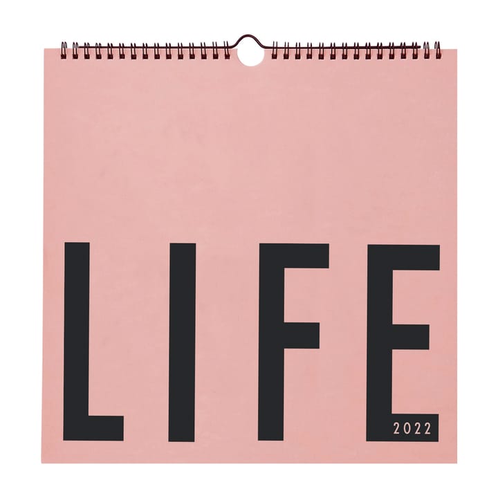 Design Letters veggkalender 2022 - Nude - Design Letters