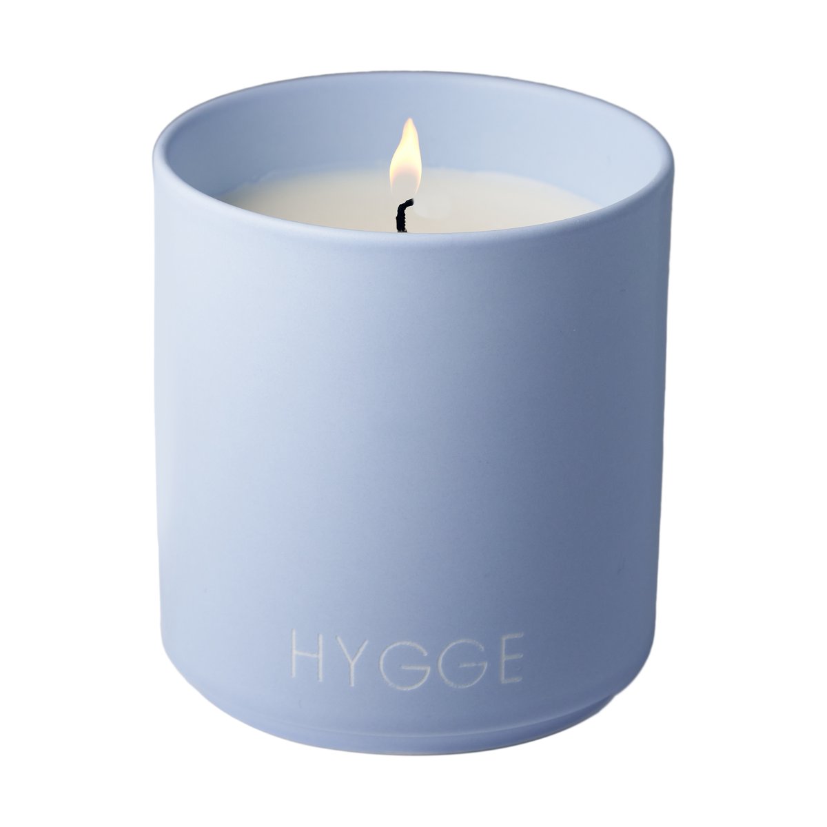 Design Letters Duftlys large Ø8 cm Hygge-blue