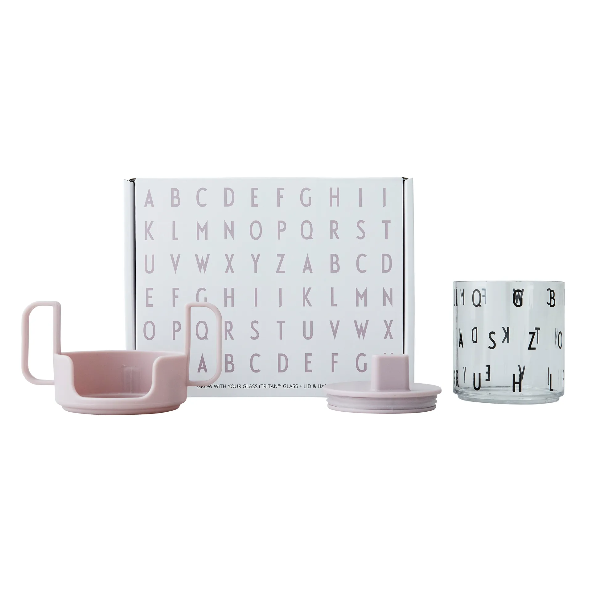 Grow with your cup kopp, Lavendel Design Letters