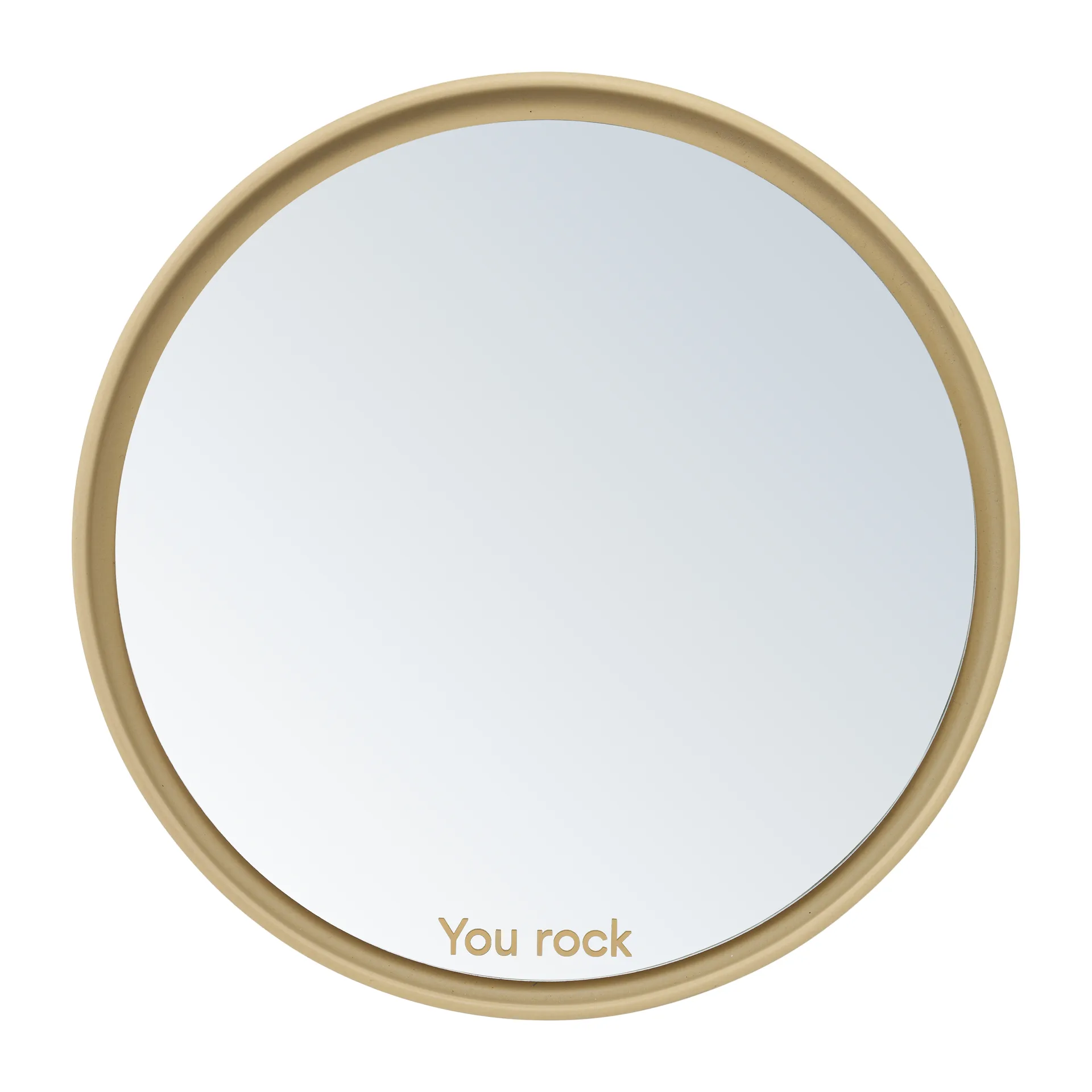 Mirror Mirror bordspeil Ø 21 cm, Beige Design Letters