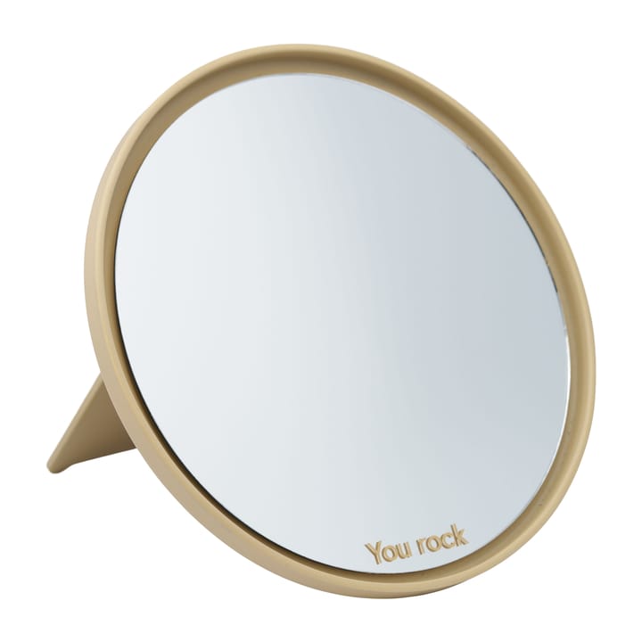 Mirror Mirror bordspeil Ø 21 cm, Beige Design Letters