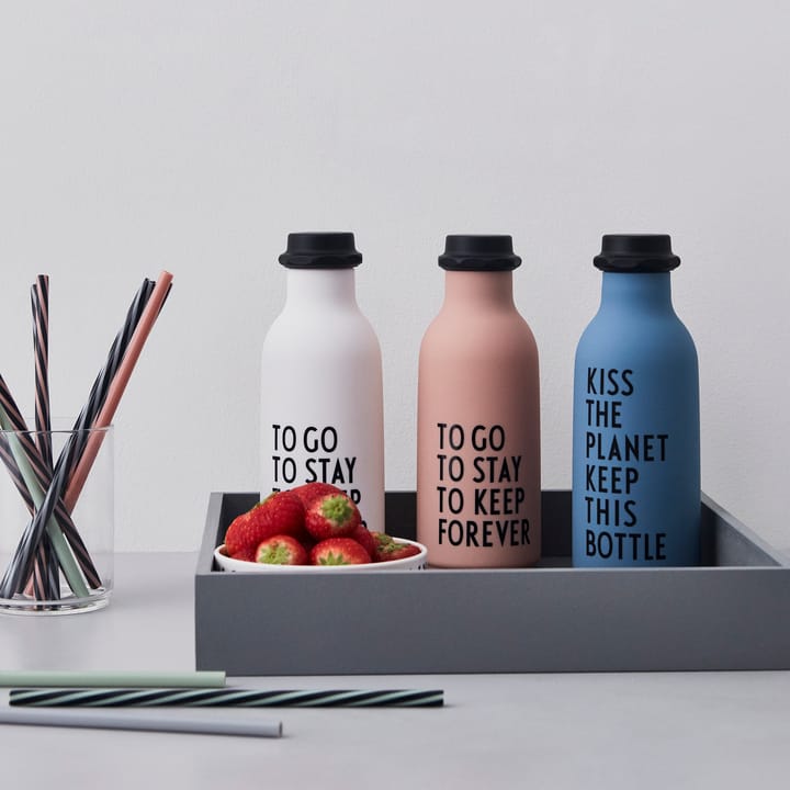 TO GO drikkeflaske Special Edition - Blå - Design Letters