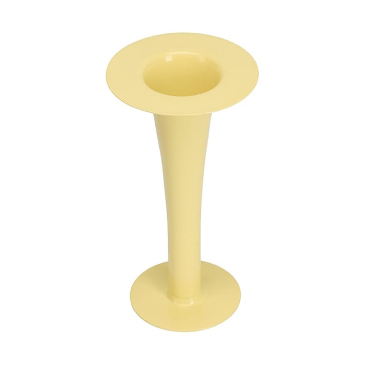 Trumpet 2-i-1 vase og lysestake 24 cm - Yellow - Design Letters