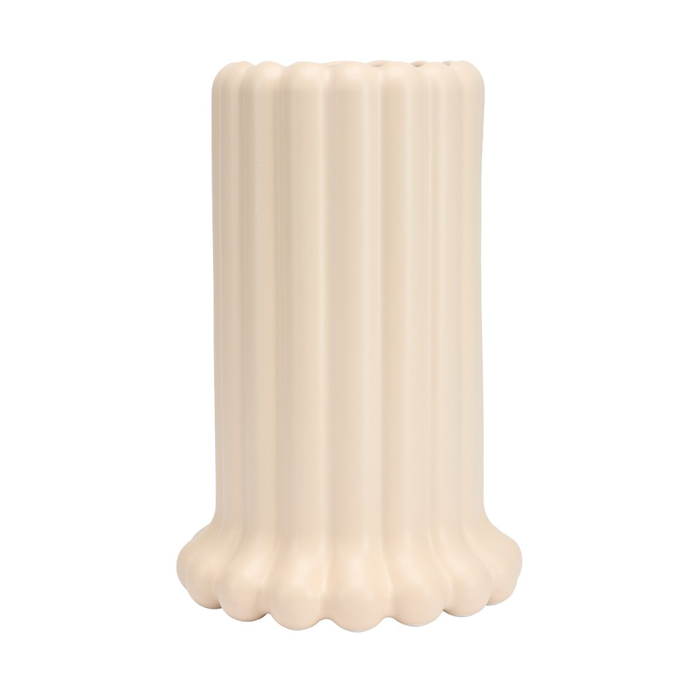 Bilde av Design Letters Tubular vase large 24 cm Beige