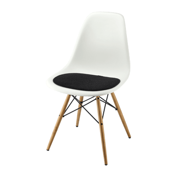 Eames DSR/DSW pute - antrasitt - Designers Eye
