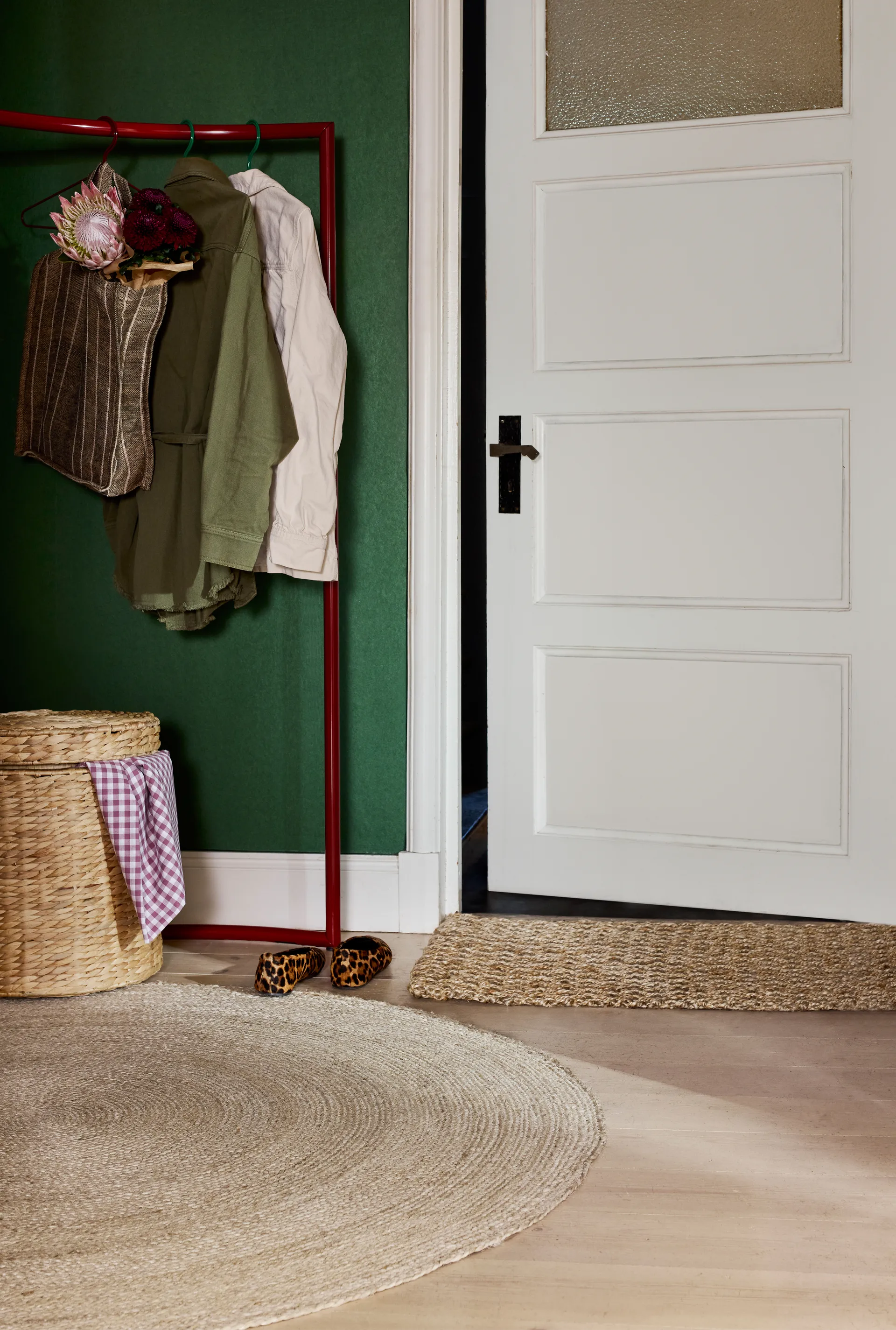 Elin gulvteppe natural grey, Ø125 cm Dixie