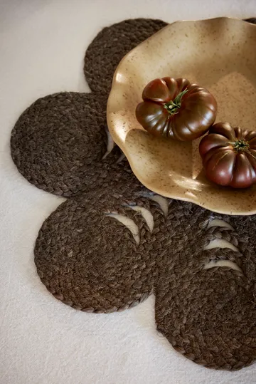 Elin spisebrikke anemone Ø40 cm - Coffee - Dixie