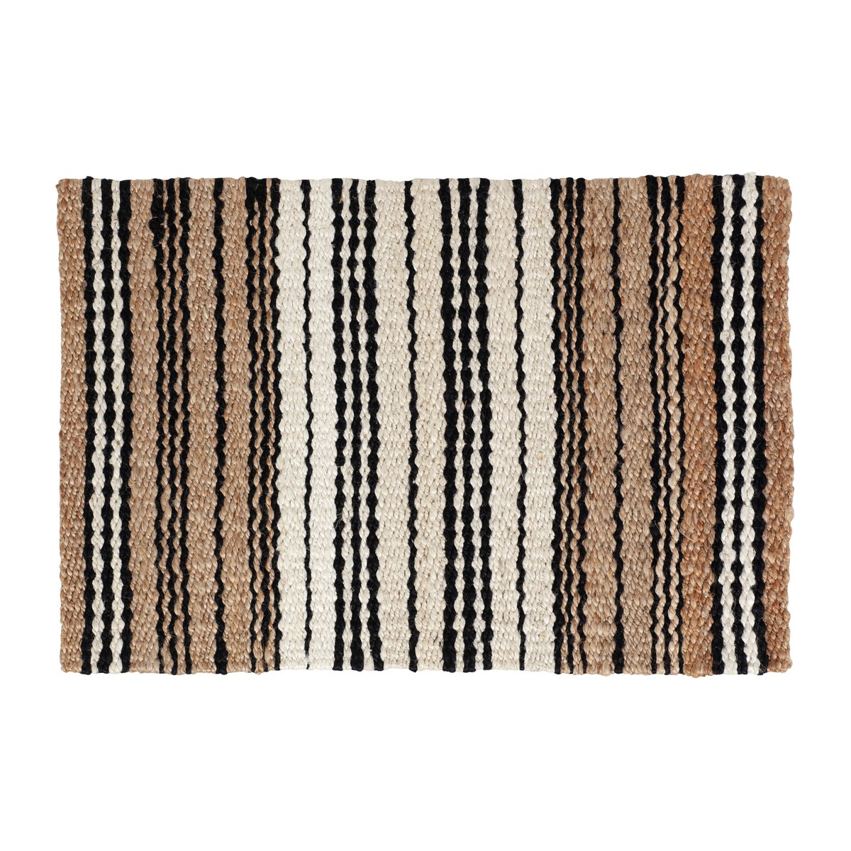 Bilde av Dixie Elin striped dørmatte Naturmix 60 x 90 cm