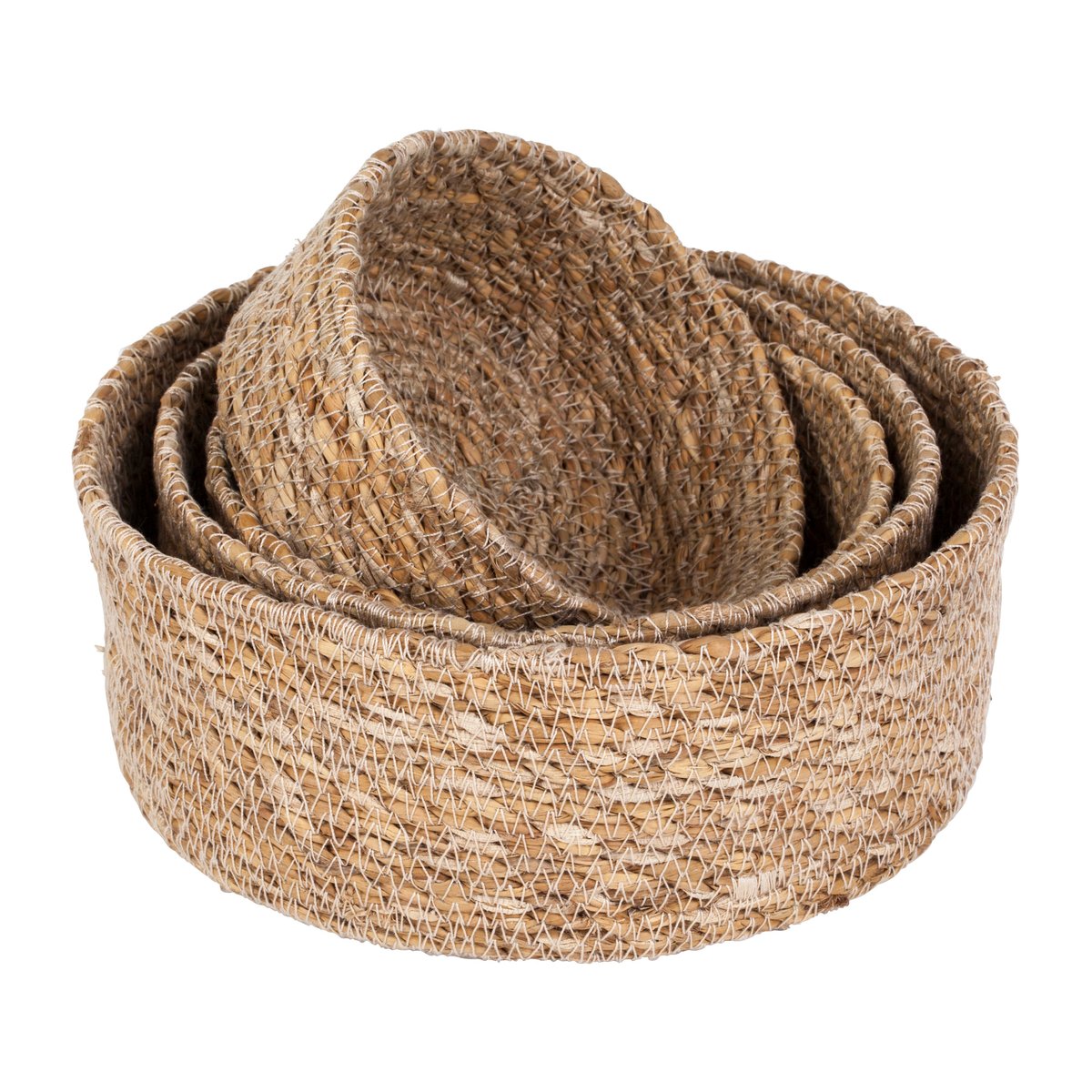 Dixie Emil seagrass kurv small 4-pakning Natur | Skandinavisk Design | Oppbevaringskurver | Beige