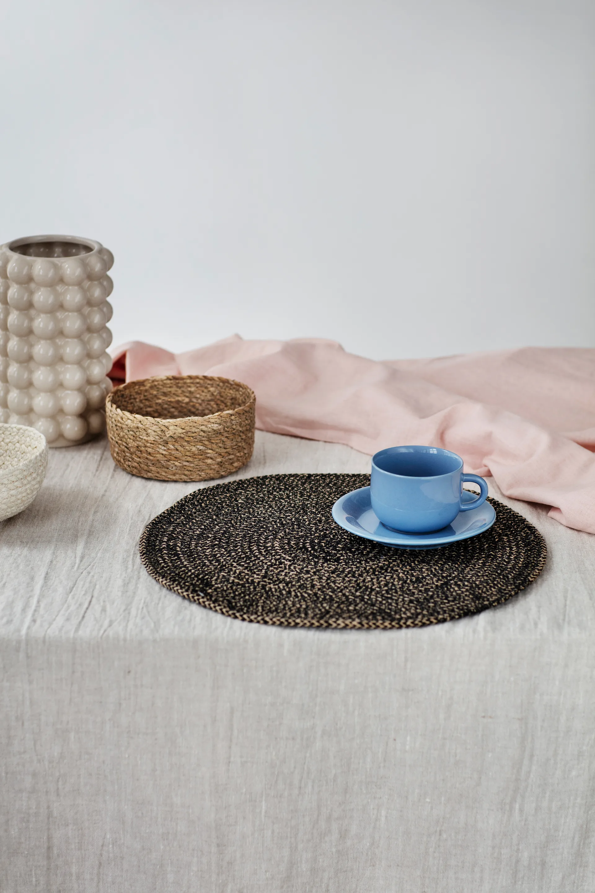 Emil seagrass kurv small 4-pakning, Natur Dixie