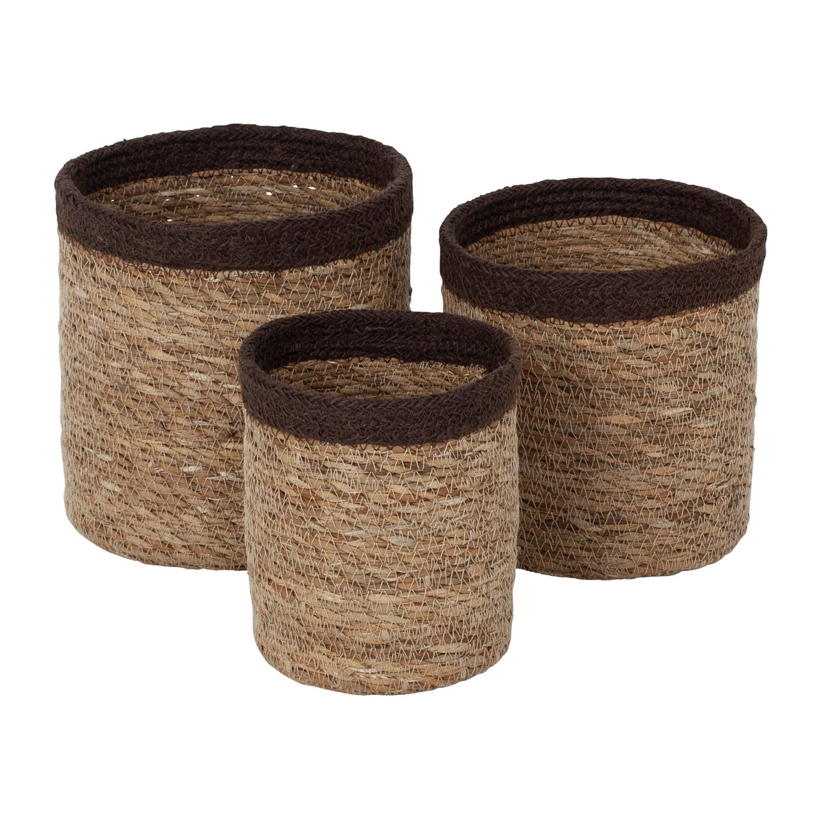 Dixie Emil Storage kurv 3-stk small Natur-brun