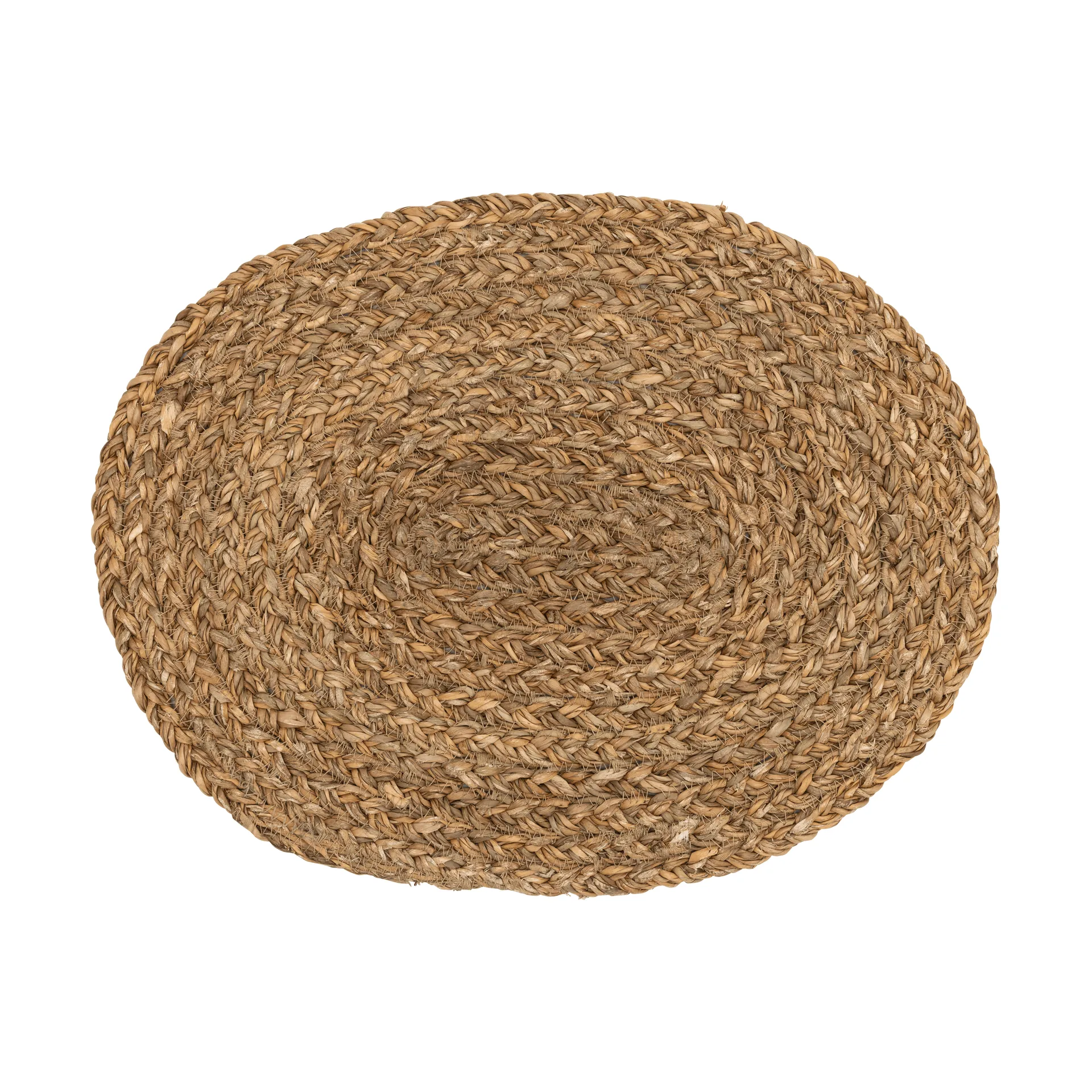 Esther bordbrikke flettet oval, Sjøgress, 45x35 cm Dixie
