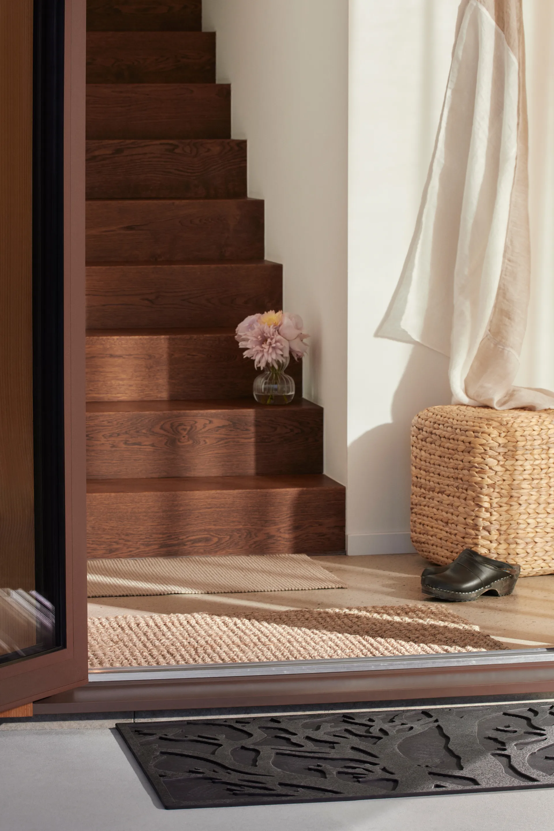 Fiona jutegulvteppe grått, 45 x 75 cm Dixie