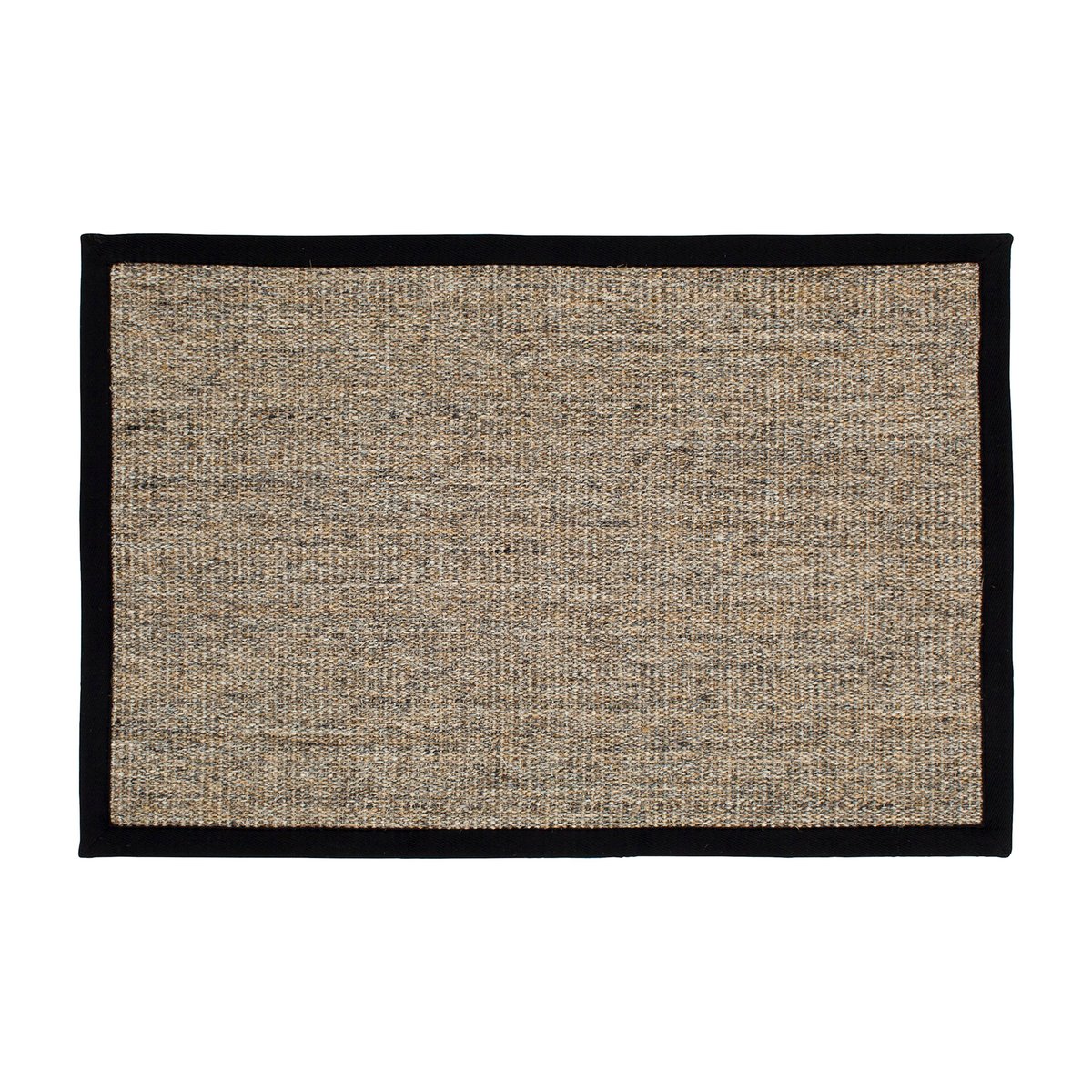 Dixie Jenny Sisal drmatte natur-svart 60x90 cm | Skandinavisk Design | Dørmatter | Beige
