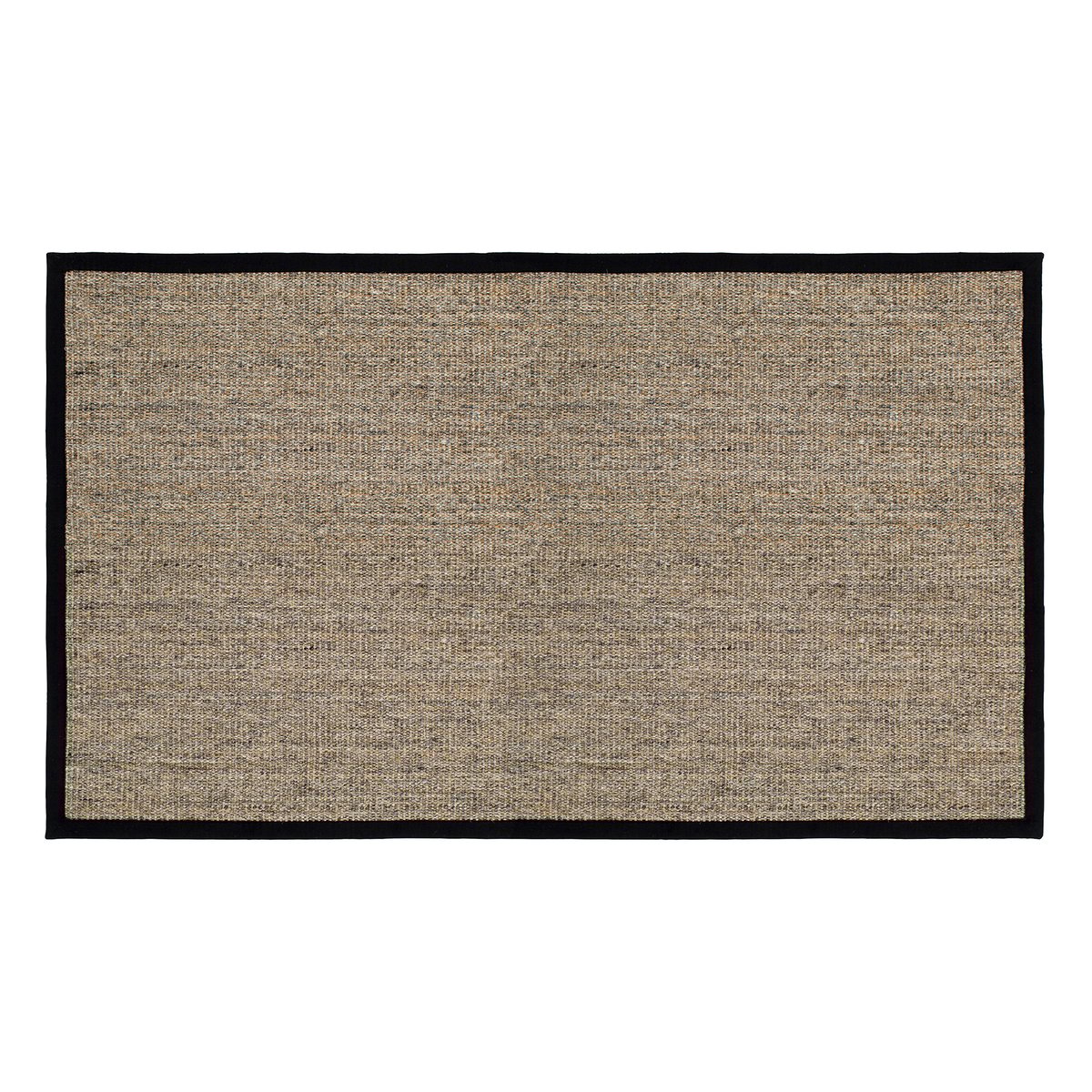 Dixie Jenny Sisal dørmatte natur-svart 70x120 cm