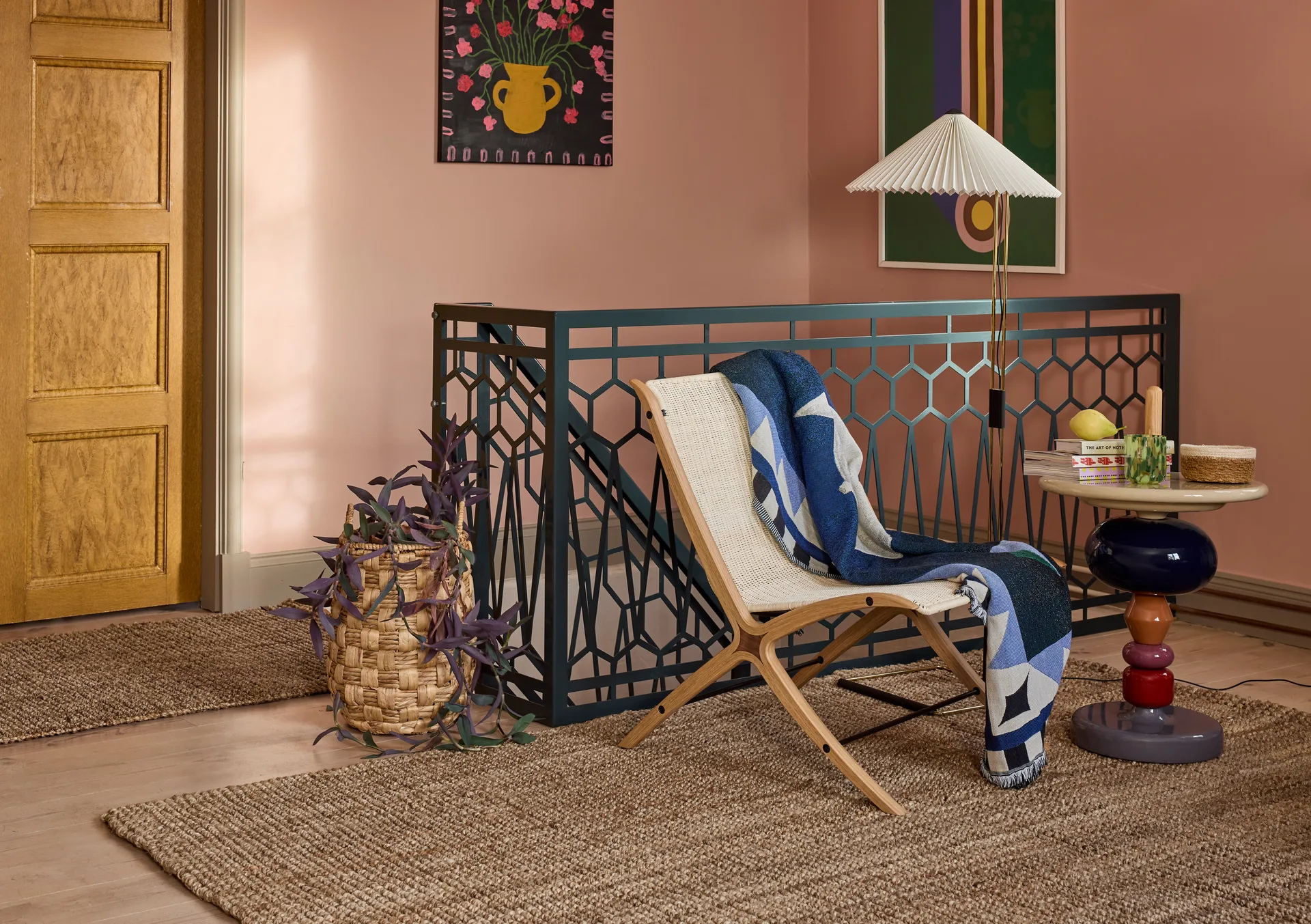 Julia dørmatte naturgrå, 80x180 cm Dixie