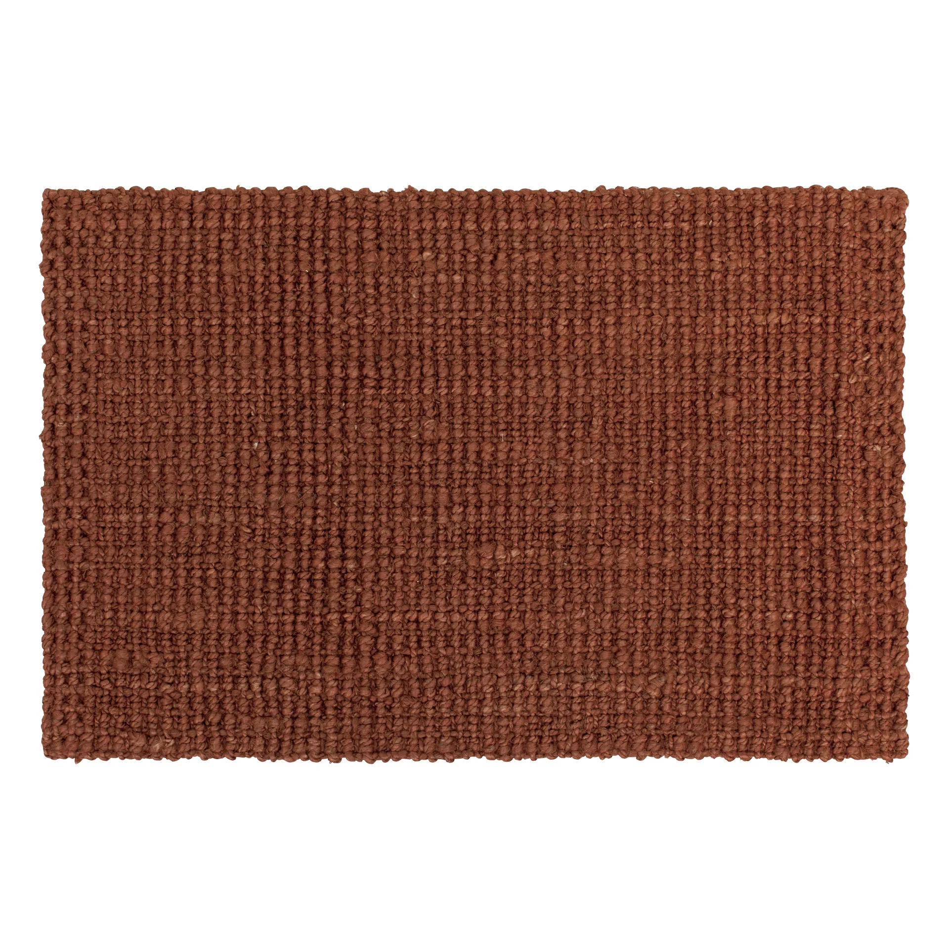 Jute dørmatte rusty red, 60x90 cm Dixie