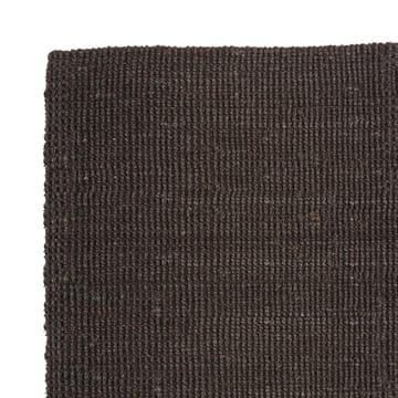 Jute dørmatte svart - 80x180 cm - Dixie