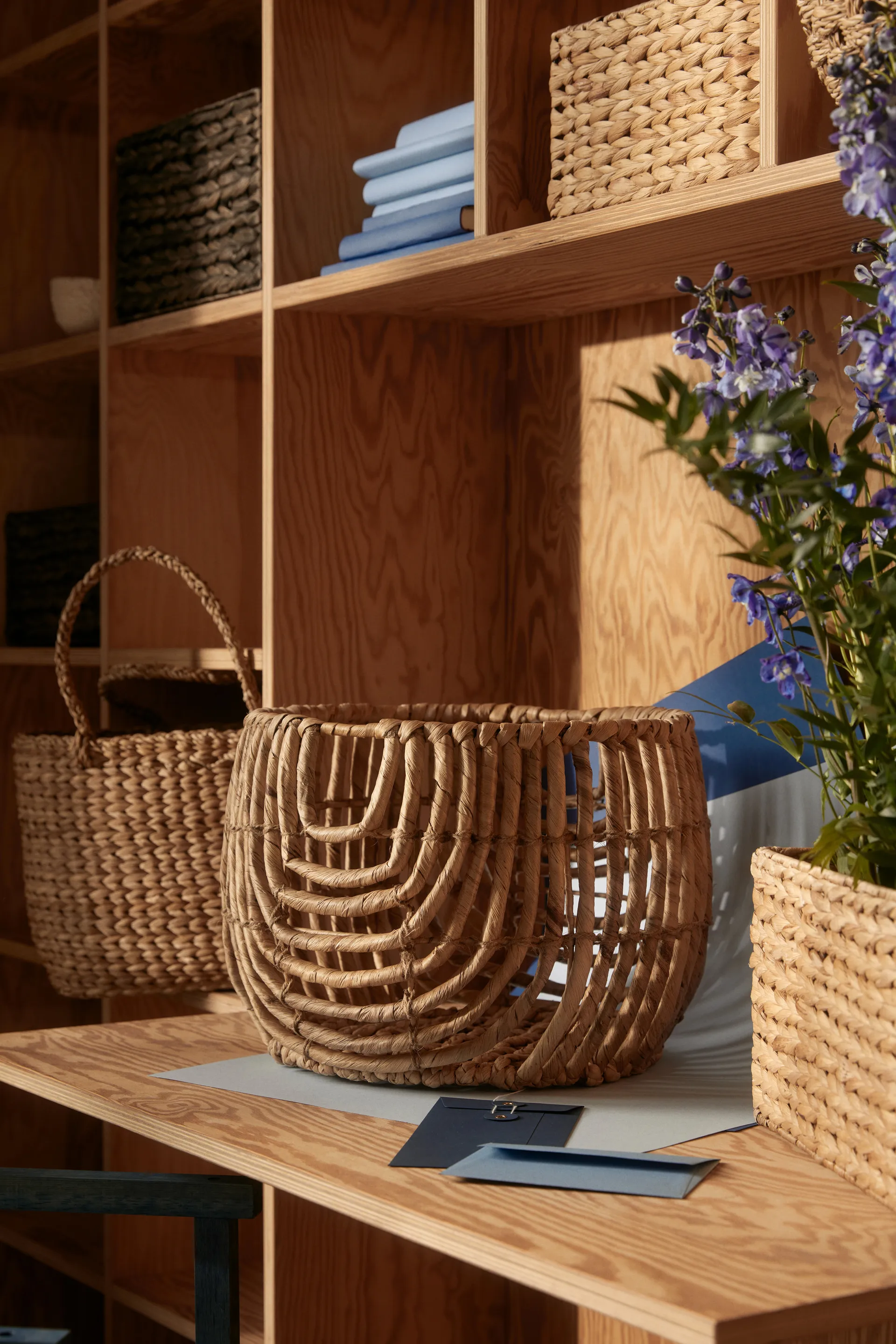 Lily oppbevaringskurv small 3 deler, Natural Dixie