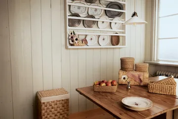 Lily tøyvaskekurv rektangulær 2 deler - Natural - Dixie