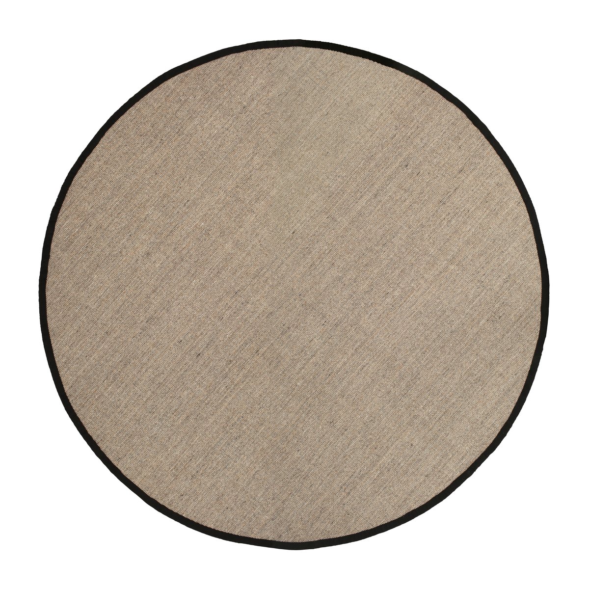 Dixie Sisal teppe rund natur 250 cm | Skandinavisk Design | Runde tepper | Brun
