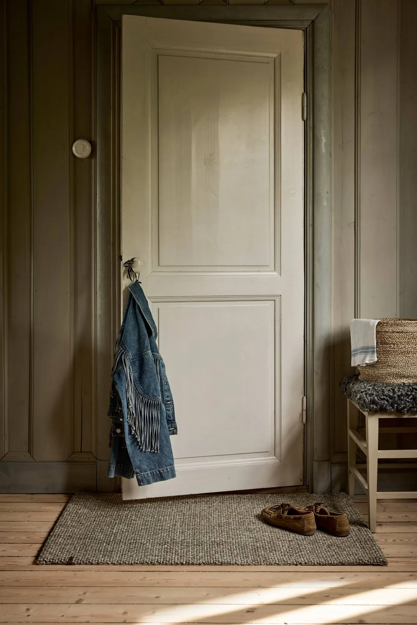 Wilma dørmatte, Natural grey, 70x120 cm Dixie