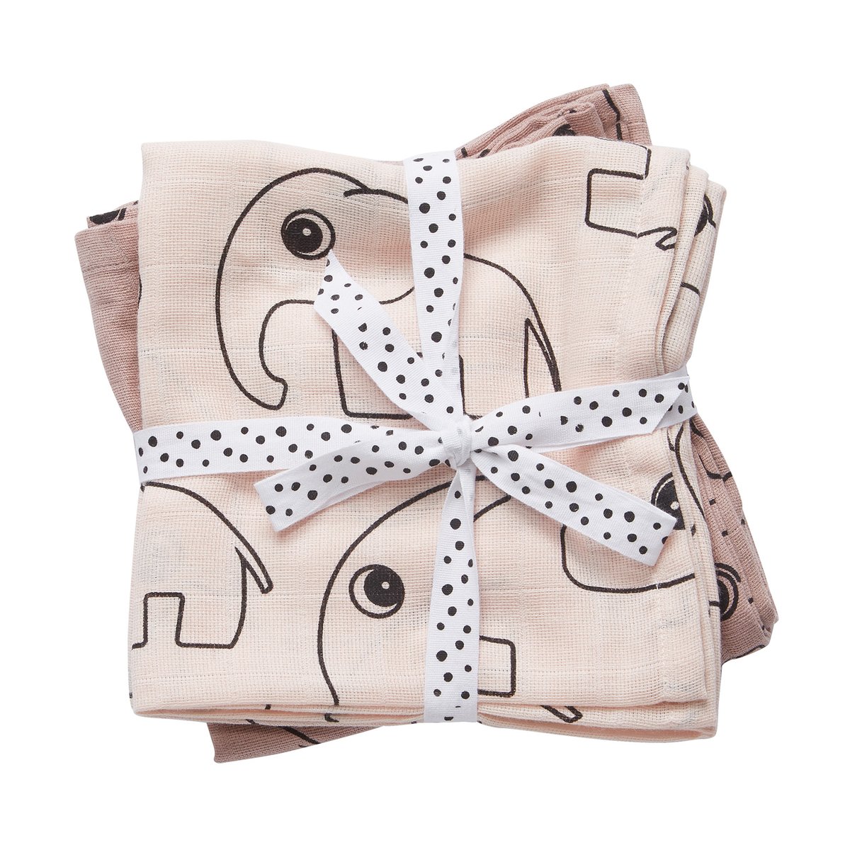 Bilde av Done by deer Contours babyteppe 120x120 cm 2-pk Powder