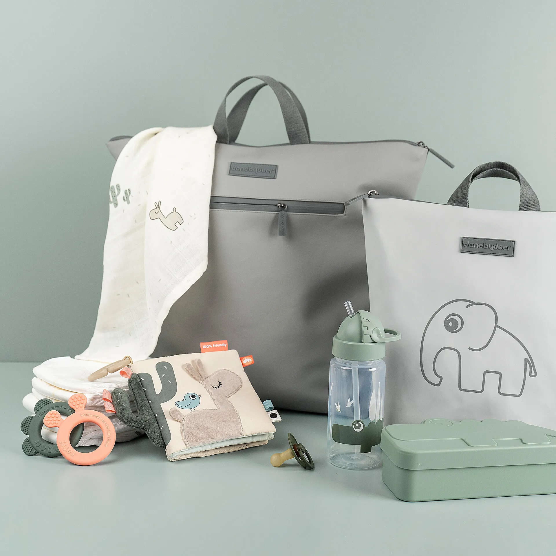 Croco kiddish matboks, Green Done by deer