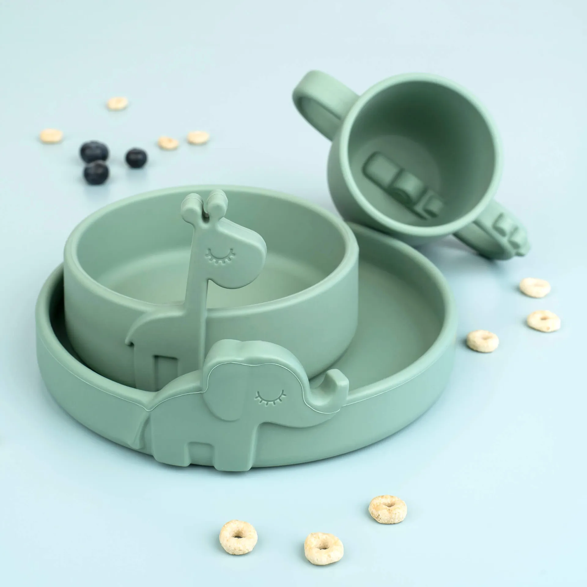 Croco peekaboo tutekopp 17 cl, Green Done by deer