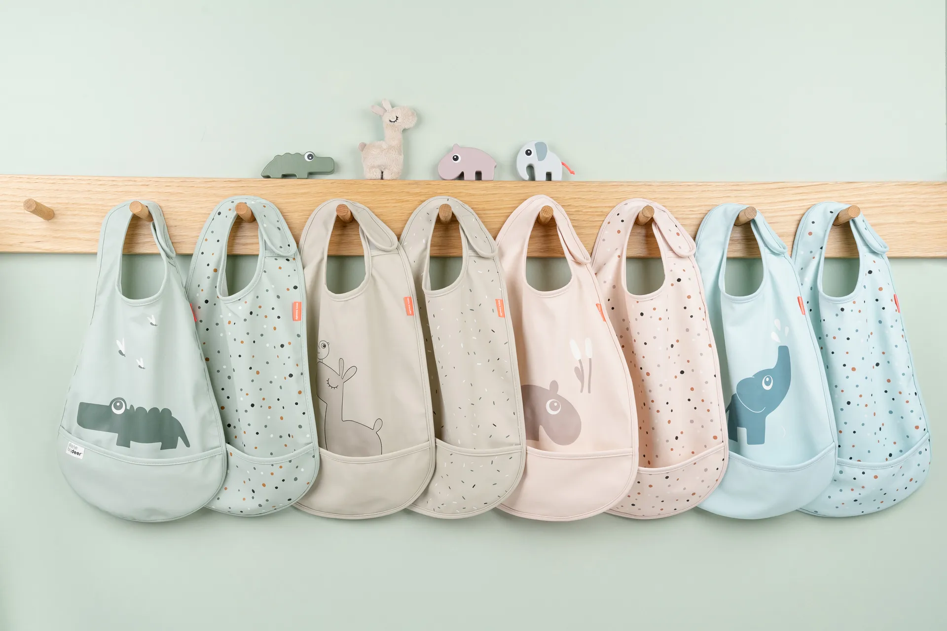 Croco smekke med borrelås 2-pk, Green Done by deer