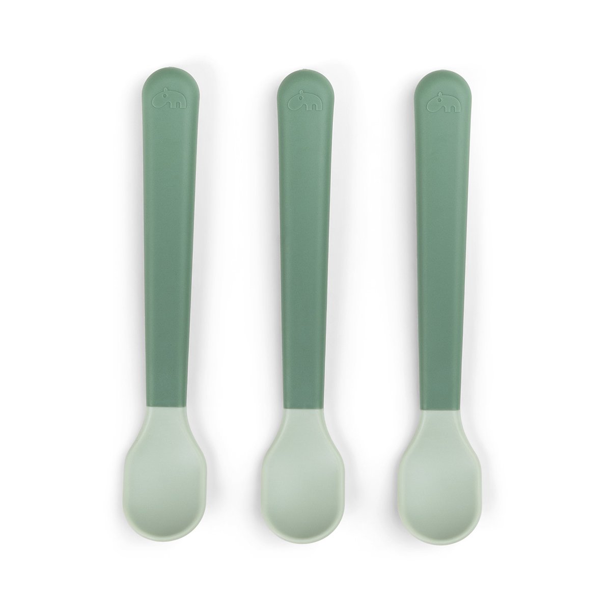 Done by deer Easy-grip foodie skje 3-pk Green