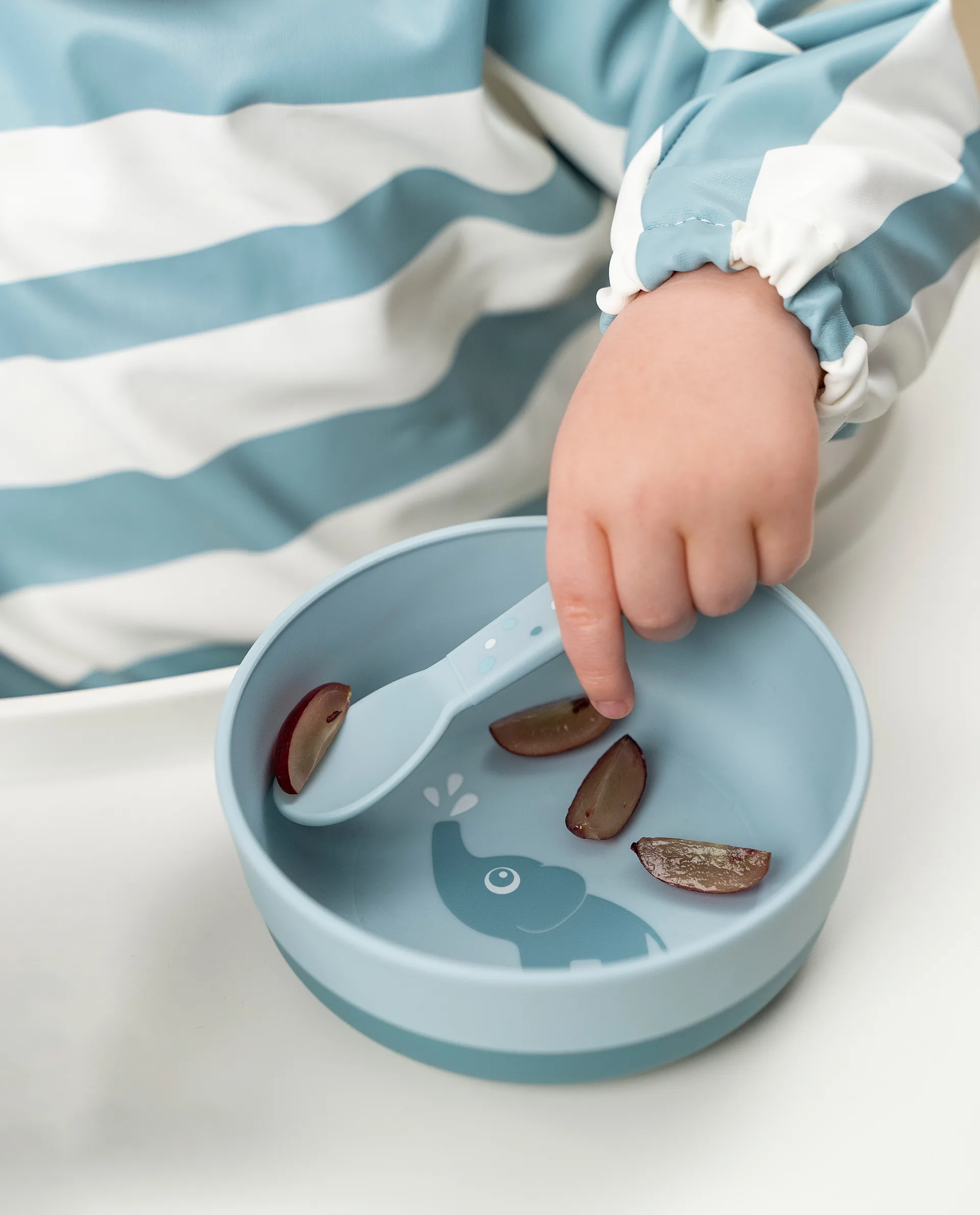 Happy Dots foodie bestikksett 3 deler, Blue Done by deer