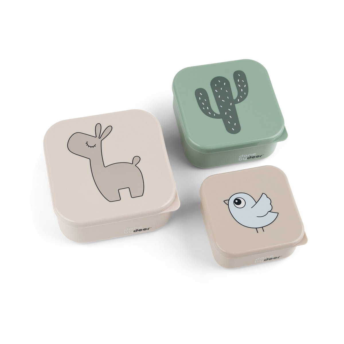 Done by deer Snack box set 3 pcs Lalee Sand mix
