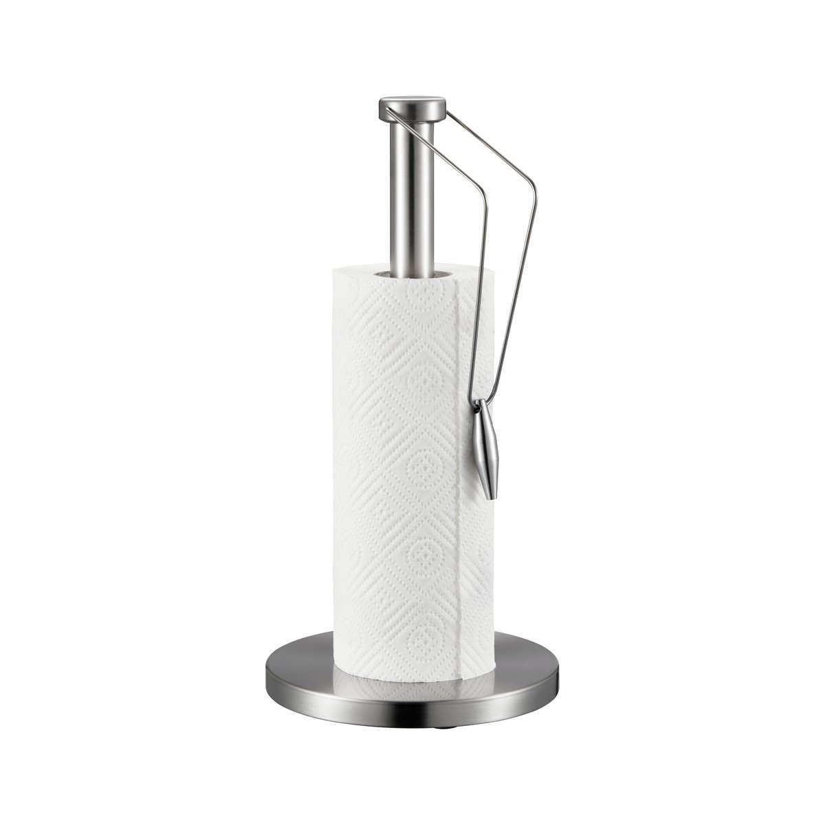 Dorre Alnes kjkkenrullholder 36 cm Rustfritt stål | Skandinavisk Design | Tørkerullholder | Sølv