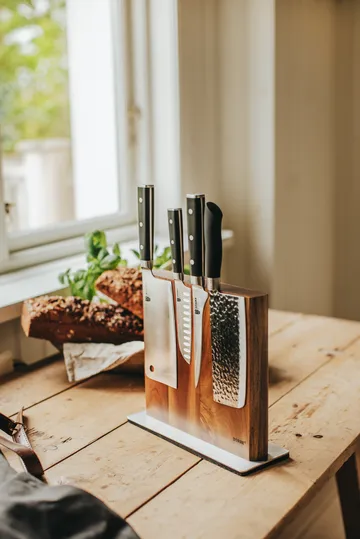 Asama kinesisk kokkekniv 18 cm - Svart håndtak - Dorre