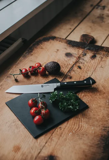 Asama Kiritsukekniv - Rustfritt stål, svart, 33 cm - Dorre