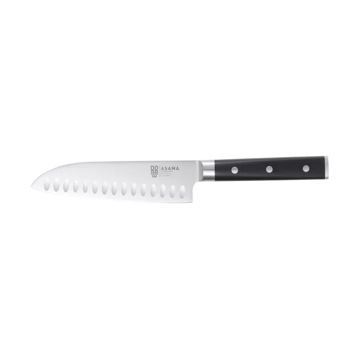 Asama santoku kokkekniv 18 cm - Rustfritt stål - Dorre