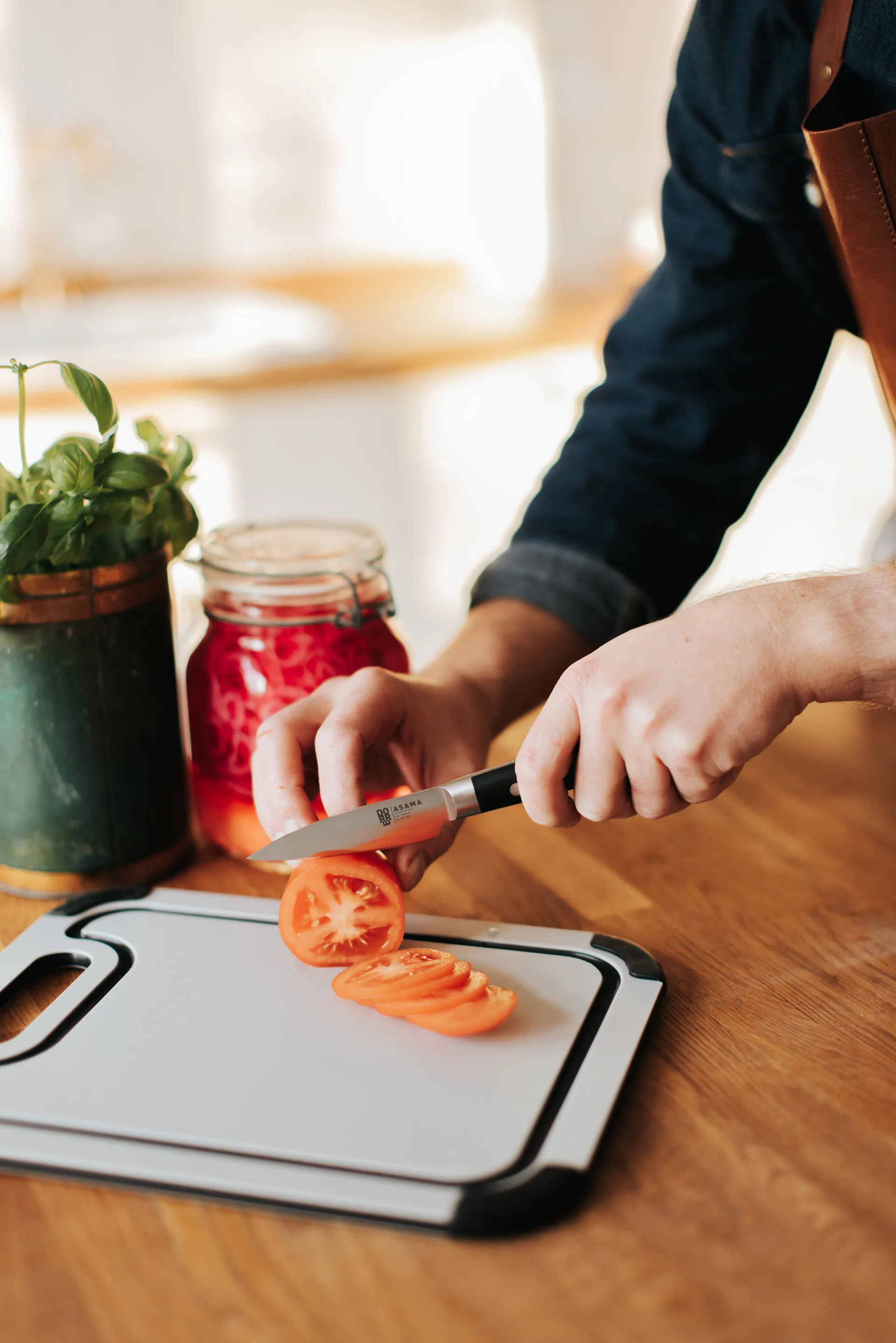 Asama skalkniv 8 cm, Rustfritt stål Dorre