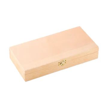 BBQ biffkniv - Rustfritt stål, 6‑pakning, trekasse akasie, 22,5×2 cm - Dorre