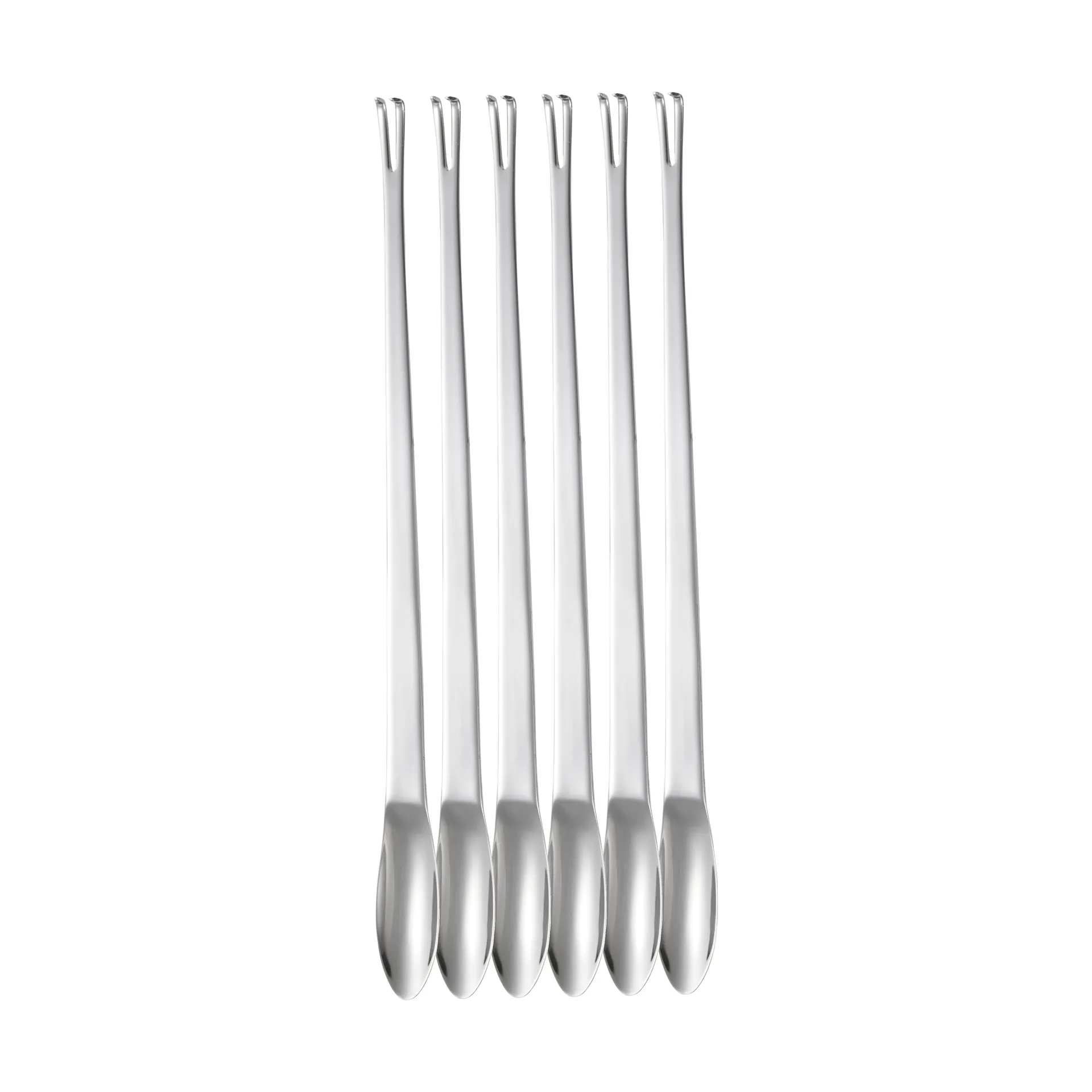 Classic skalldyrgaffel, Rustfritt stål, 6‑pakning, 24,5 cm Dorre